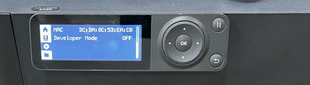 P1 series — finding Developer Mode