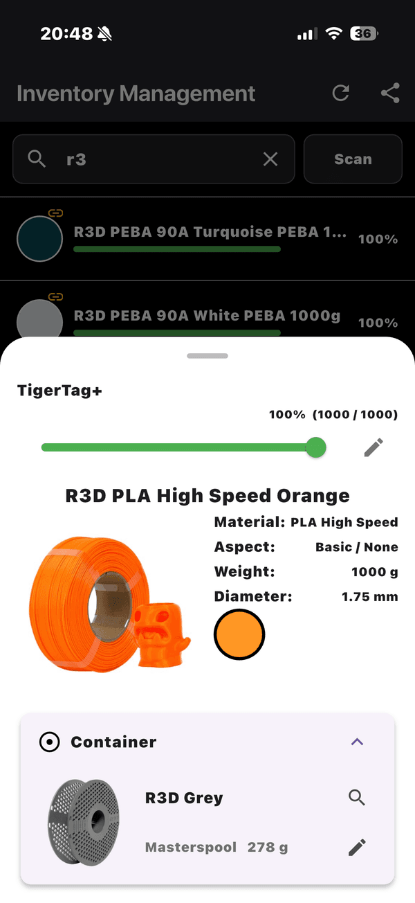 Tiger NFC Connect — the mobile inventory