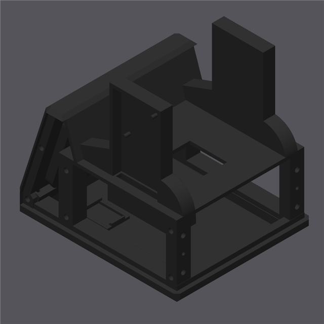 TigerScale V3 enclosure, rear three-quarter close-up