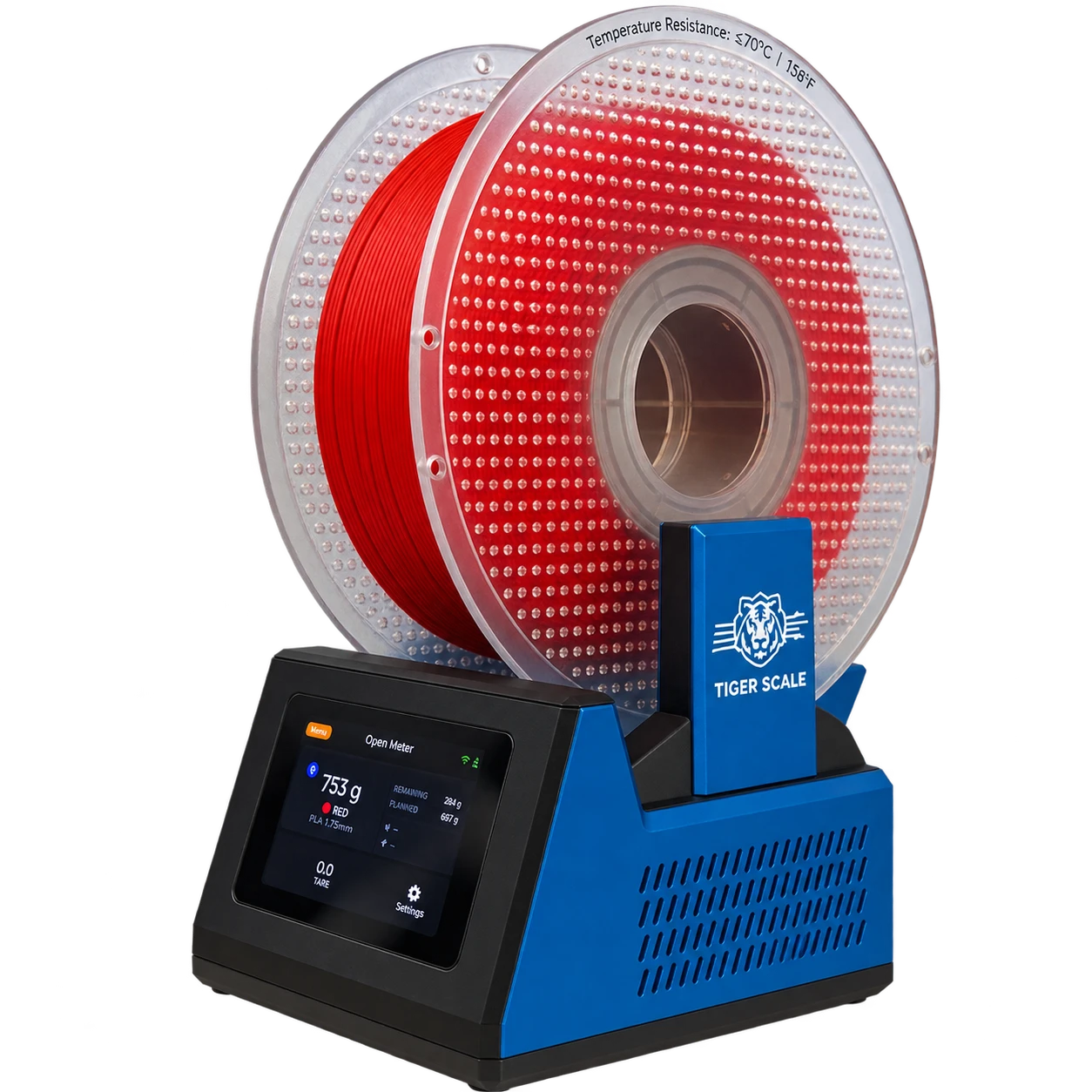 TigerScale V3 — colour touchscreen, dual PN532 NFC readers